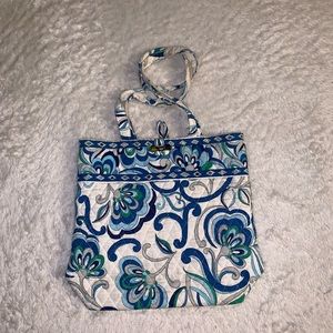 Vera Bradley White & Blue Purse